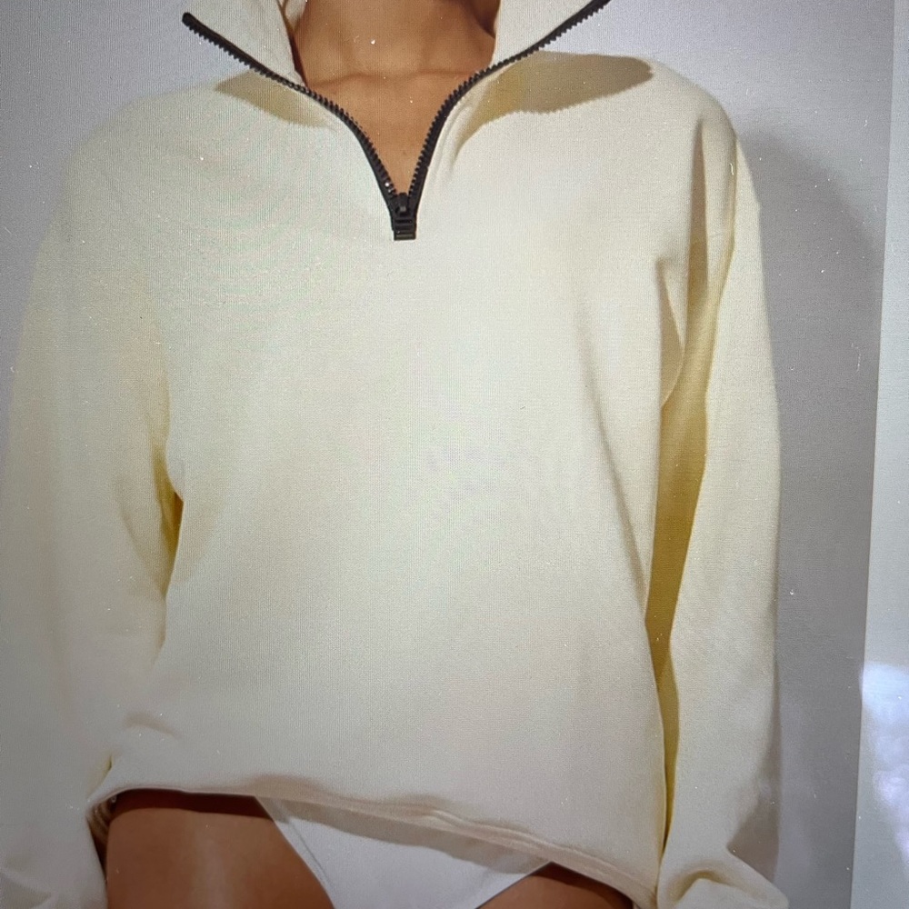 Solid and Striped pull-on sweater